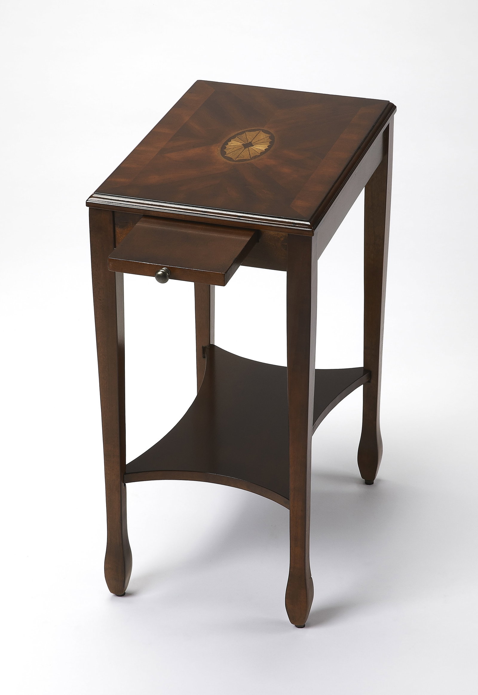 Butler Gilbert Regency End Table with Cherry Display Shelf (1 of 3)