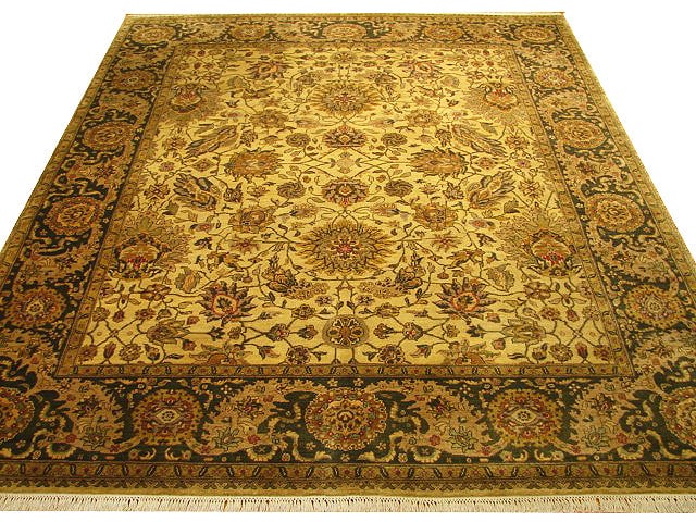 Handwoven 8 x 9.9 Jaipour Area Rug in Ivory and Black: Handwoven 8 x 9.9 Jaipour Area Rug in Ivory and Black Free continental US Shipping Elevate your home decor with the exquisite 8 x 9.9 Ivory Black Quality Jaipour Rug. This luxurious area rug is handwo