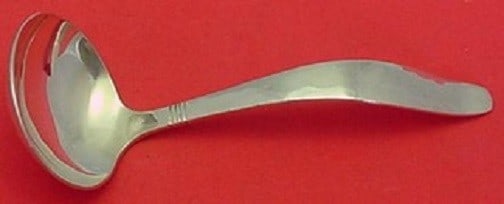 Allan Adler Swedish Modern Sterling Silver Gravy Ladle Lightly Hammered 6.625 Inch (1 of 1)
