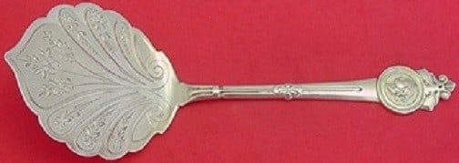 Gorham Sterling Silver Medallion Croquette Server Brite-Cut 7.25 Inches (1 of 1)