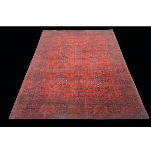 Handwoven 5 x 6.5 Khal Momadi Turkmen Afghan Wool Rug: Handwoven 5 x 6.5 Khal Momadi Turkmen Afghan Wool Rug Free continental US Shipping Enhance your home with the exquisite 5' x 6.5' Khal Momadi Turkmen Afghan Rug, a stunning representation of tradition
