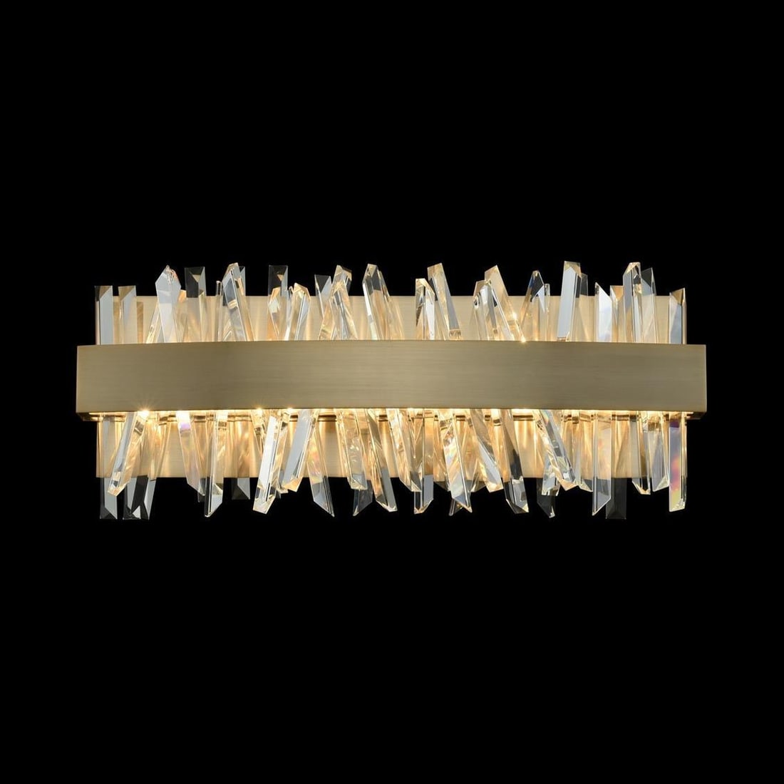 Kalco Modern Glacier Chrome Crystal LED Bath Light 18W Dimmable (1 of 1)