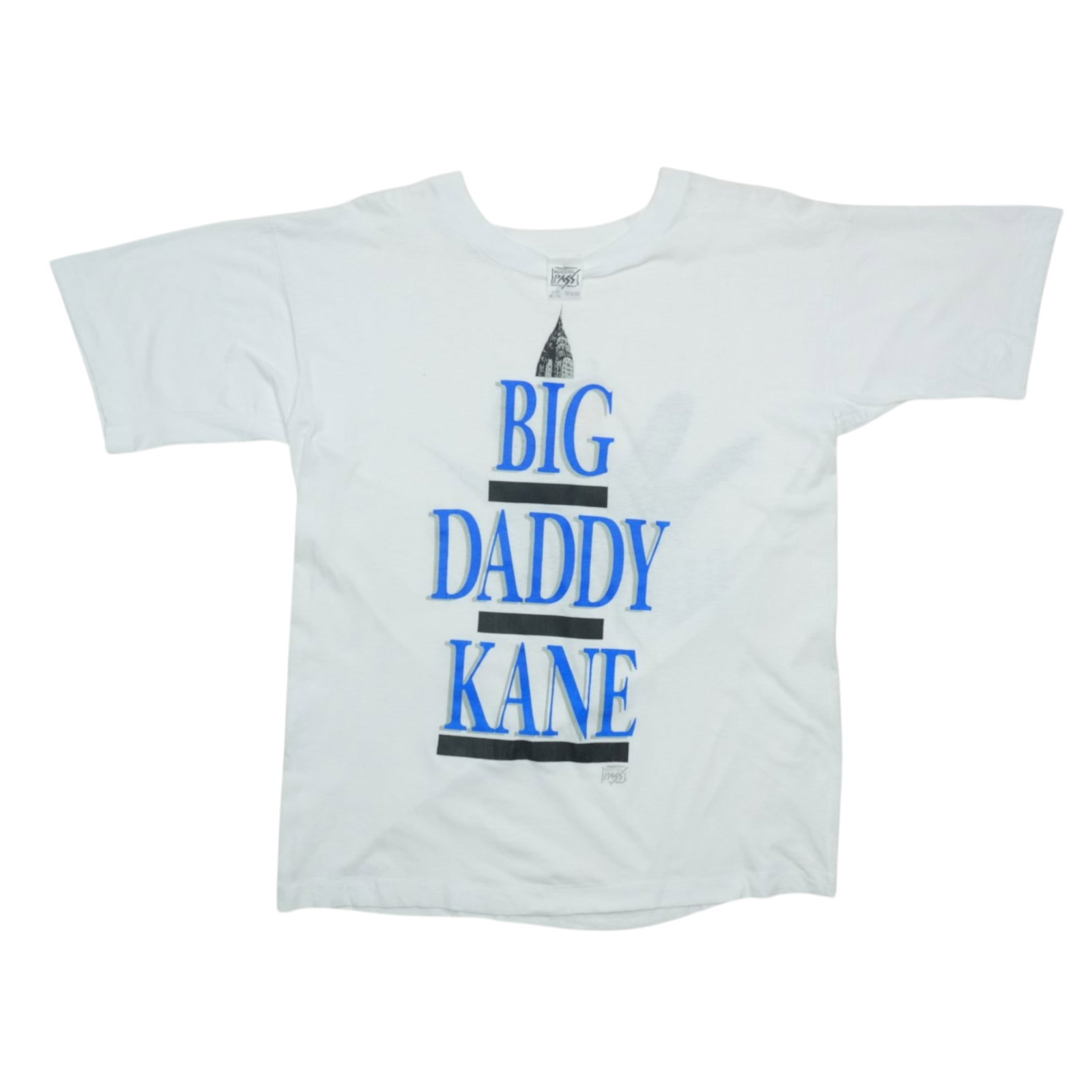 Vintage 1980s Big Daddy Kane Poly Cotton White Graphic T Shirt (1 of 5)