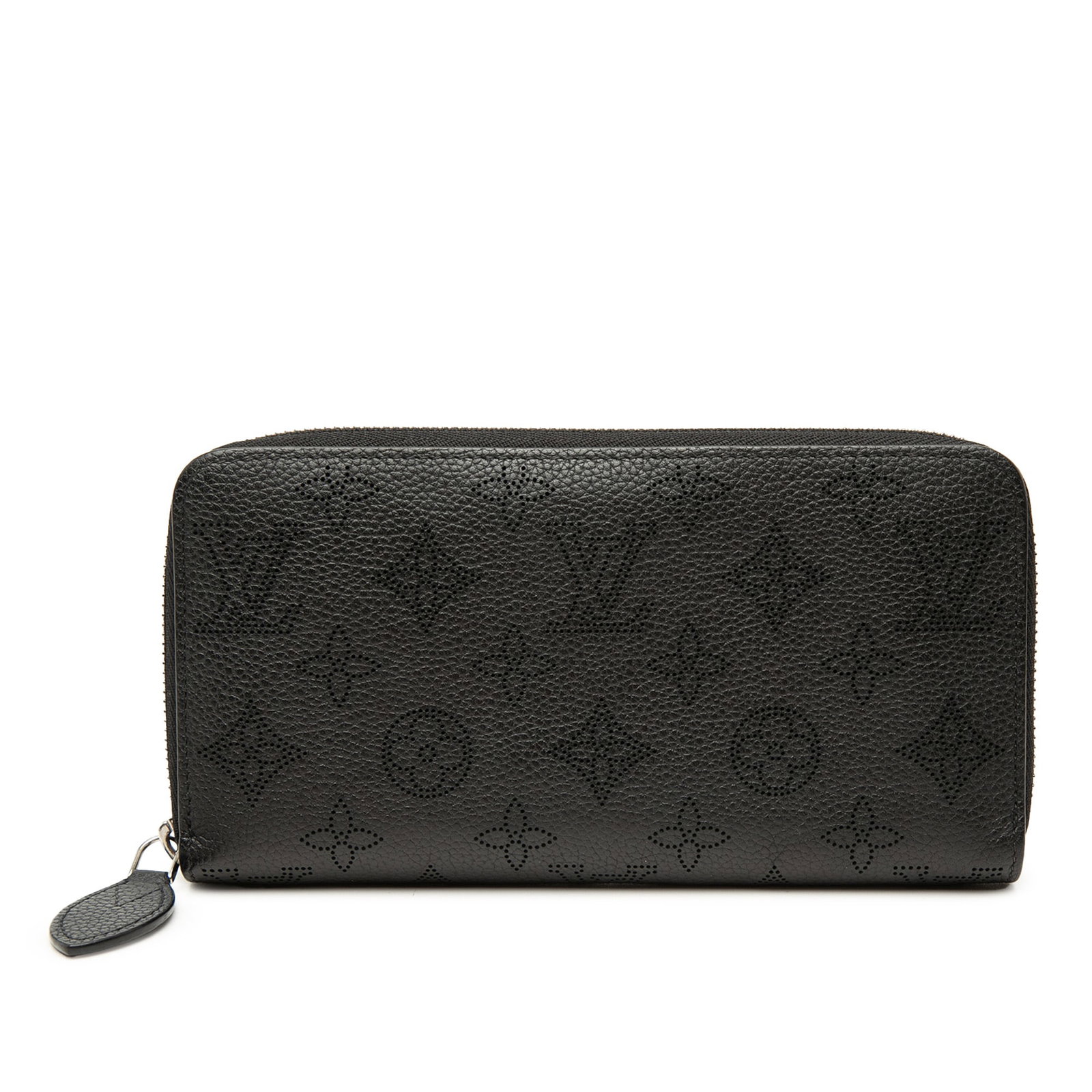 Louis Vuitton Mahina Leather Zip Around Wallet Black (1 of 7)