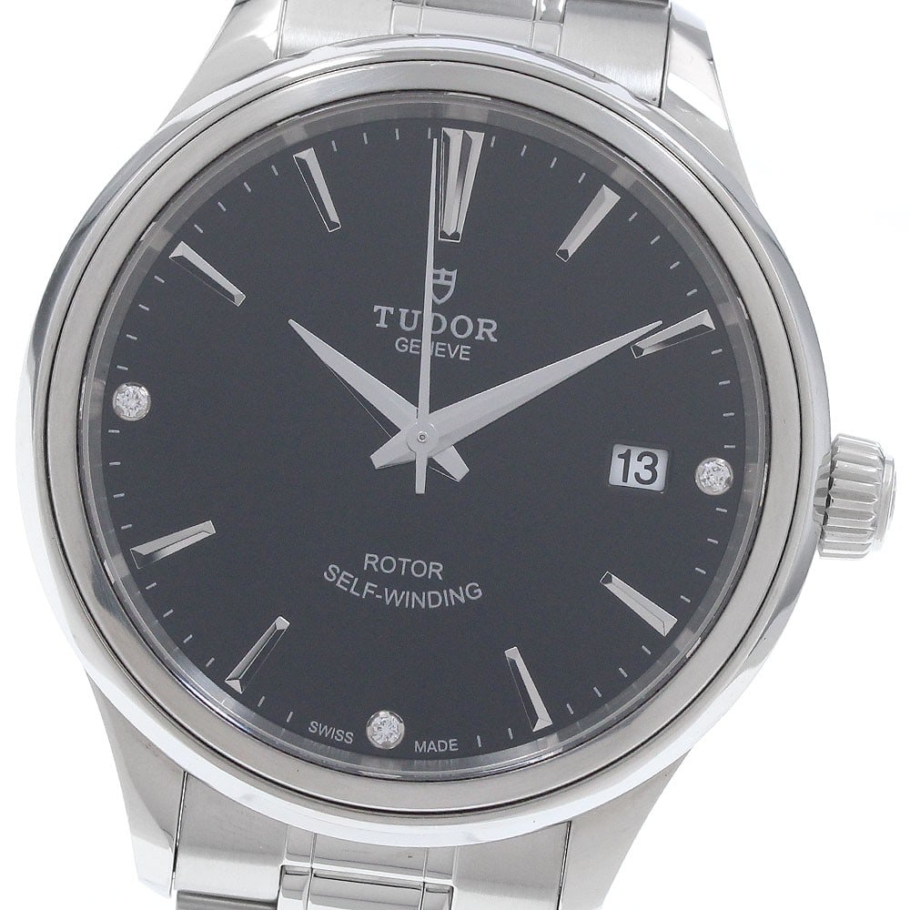 TUDOR Style Date 12500 Mens Automatic Wristwatch 3P Diamond (1 of 6)