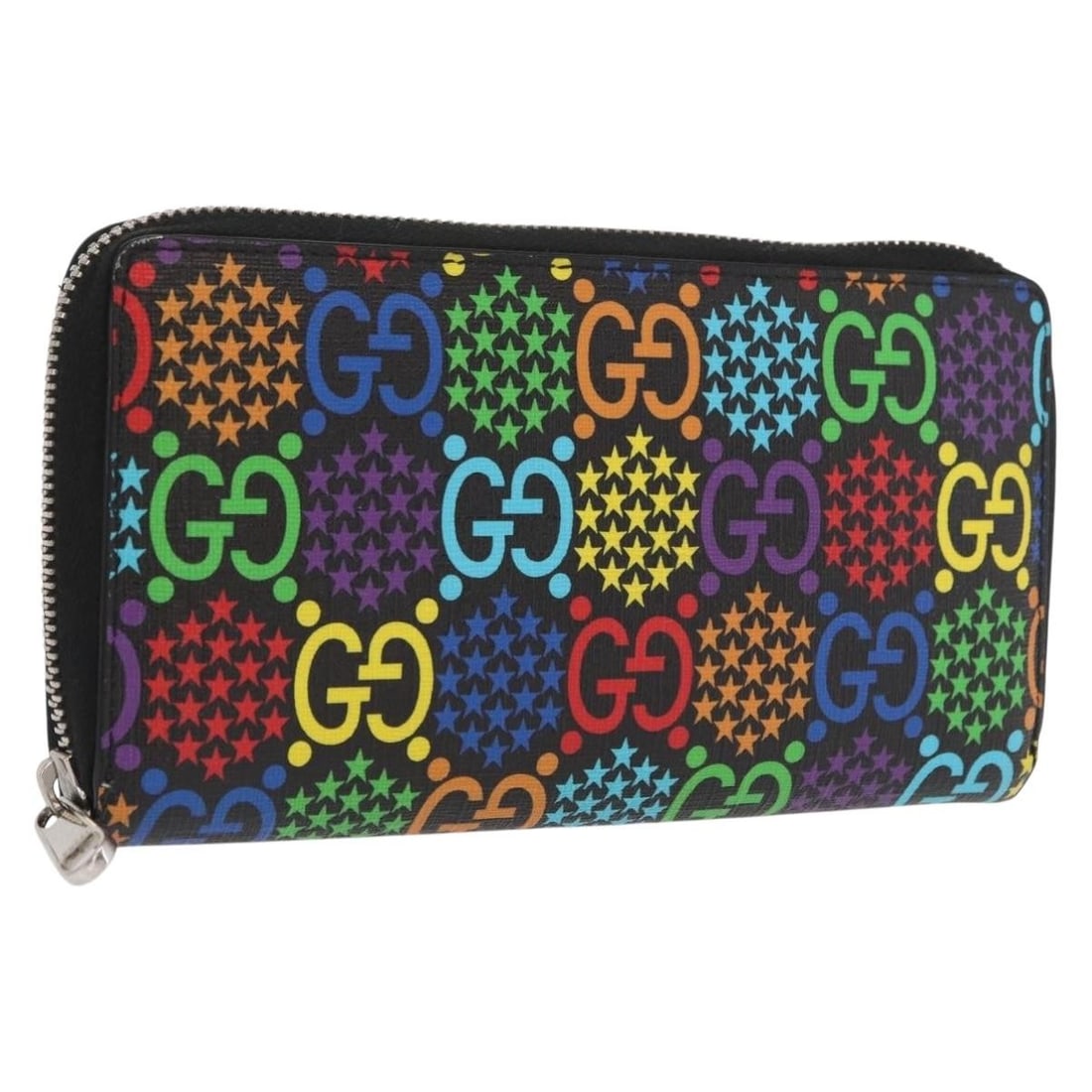 GUCCI 601079 GG Psychedelic canvas long wallet multicolor (1 of 18)