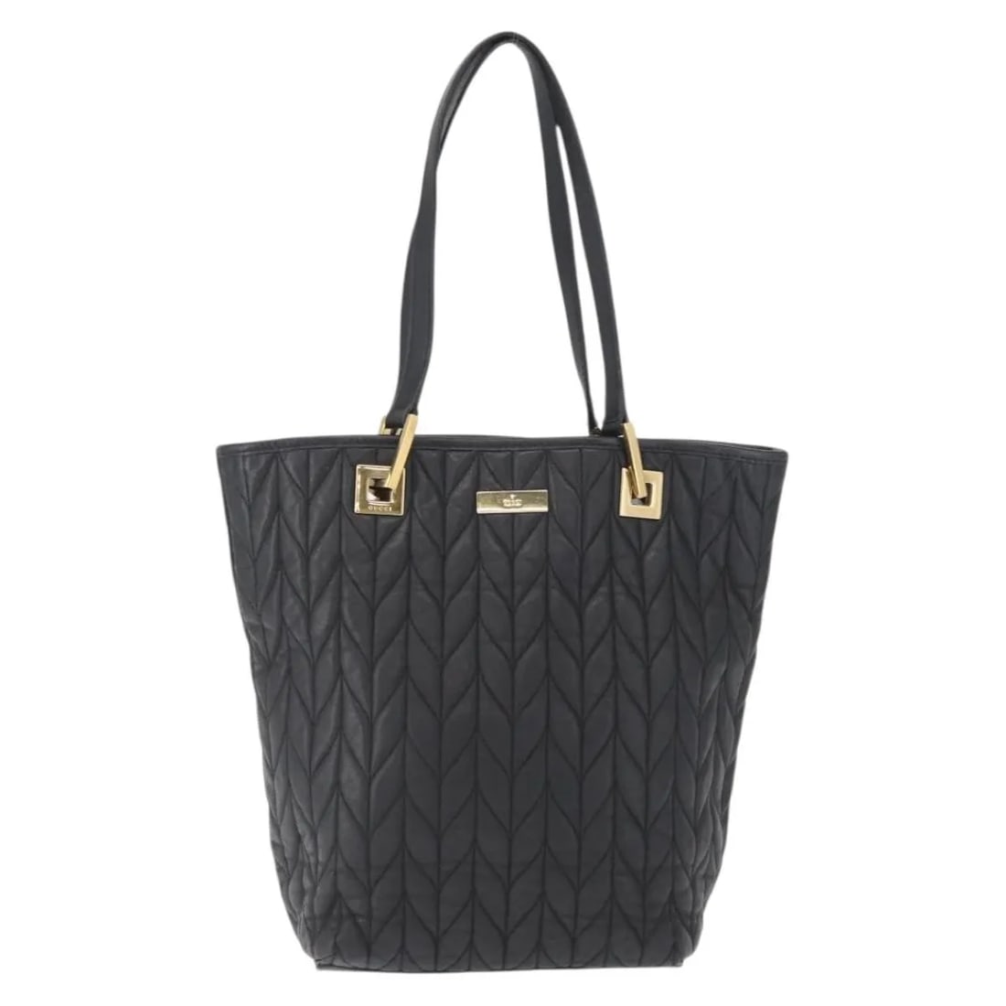 Gucci Vintage Tote Black Leather Handbag Made in Italy: Gucci Vintage Tote Black Leather Handbag Made in Italy Vintage Gucci tote crafted in black leather. This women's bag is made in Italy and remains in good overall condition, showing visible wear consis