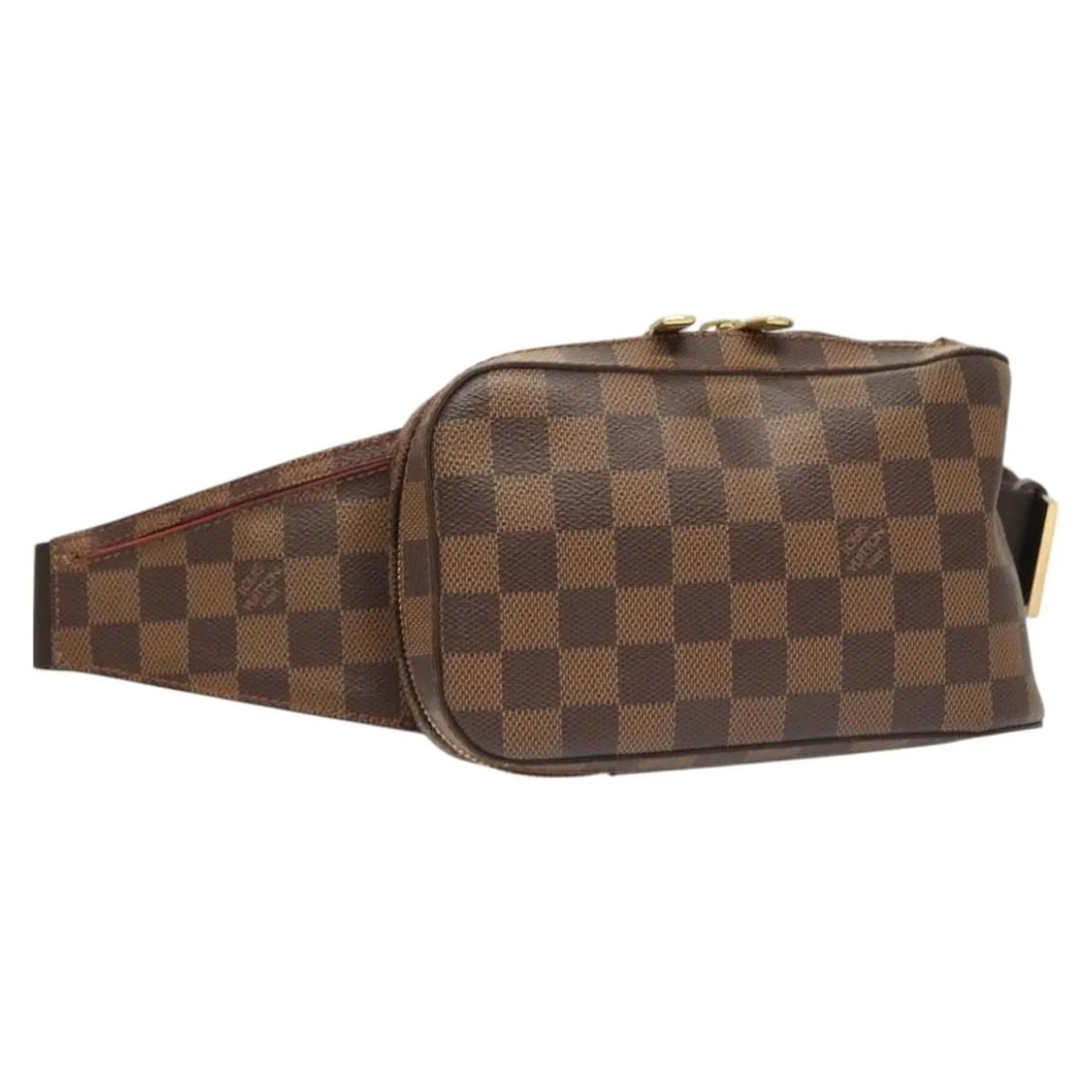 Louis Vuitton Geronimos Brown Canvas Unisex Belt Bag Spain: Louis Vuitton Geronimos Brown Canvas Unisex Belt Bag Spain This Louis Vuitton Geronimos Waist Bag features the iconic Damier canvas in brown, designed for unisex use. The bag is crafted in Spain and s