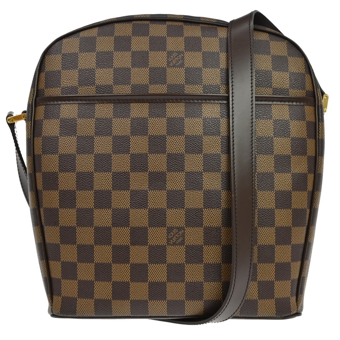 Louis Vuitton Ipanema GM Damier Canvas Shoulder Bag N51292: Louis Vuitton Ipanema GM Damier Canvas Shoulder Bag N51292 Louis Vuitton Ipanema GM shoulder bag in Damier canvas and leather with a zip closure and shoulder strap. This vintage women's bag features o