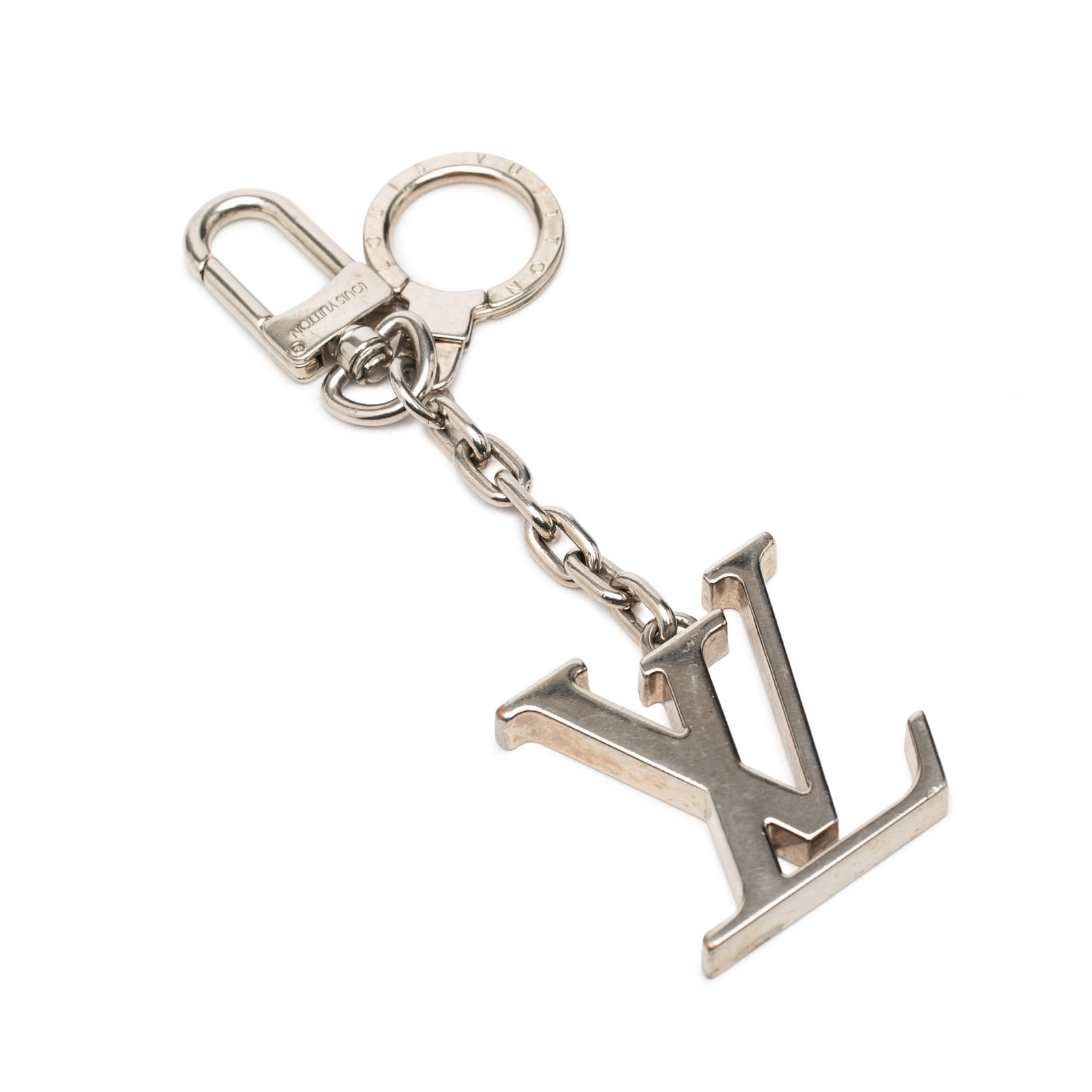 Louis Vuitton LV Initiales Metal Bag Charm Key Ring (1 of 4)