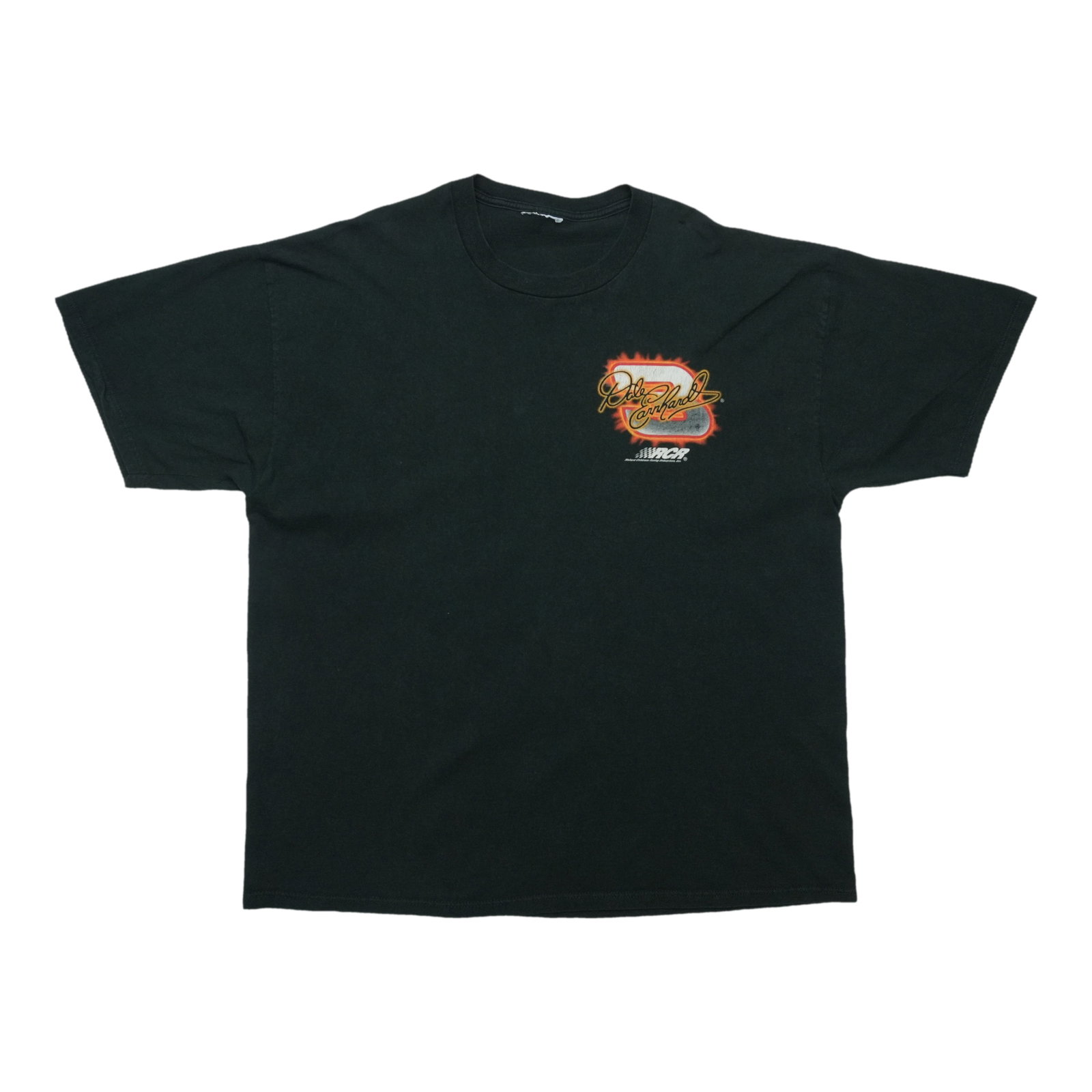 Vintage Dale Earnhardt RCR Black Graphic T Shirt 1990s Large (1 of 5)