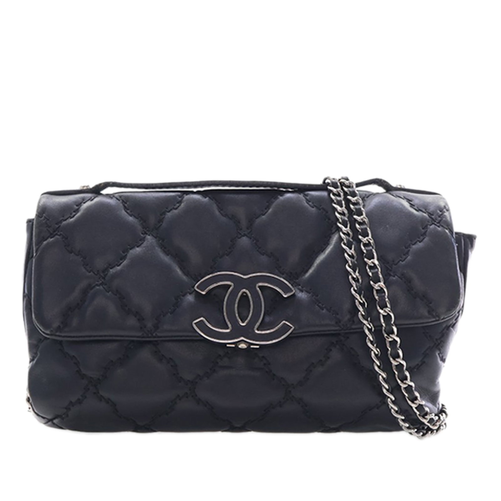 Chanel Hamptons Flap Mini Lambskin Leather Chain Bag (1 of 15)