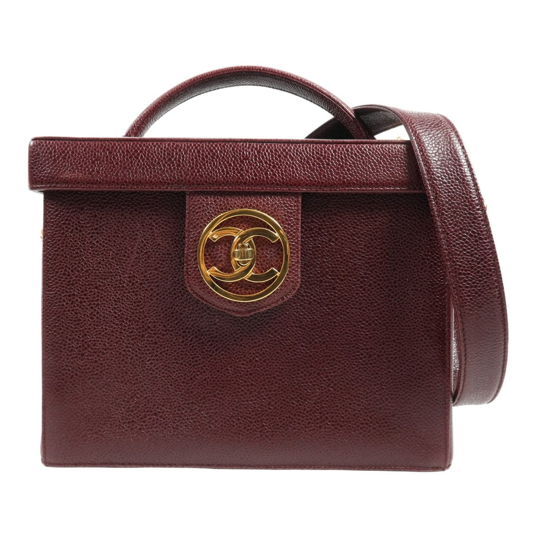 CHANEL CC GHW Red Calfskin 2 Way Shoulder Bag: CHANEL CC GHW Red Calfskin 2 Way Shoulder Bag This CHANEL 2-way shoulder bag is crafted from luxurious red calfskin leather and features the iconic CC logo. Designed for versatility, it can be worn as