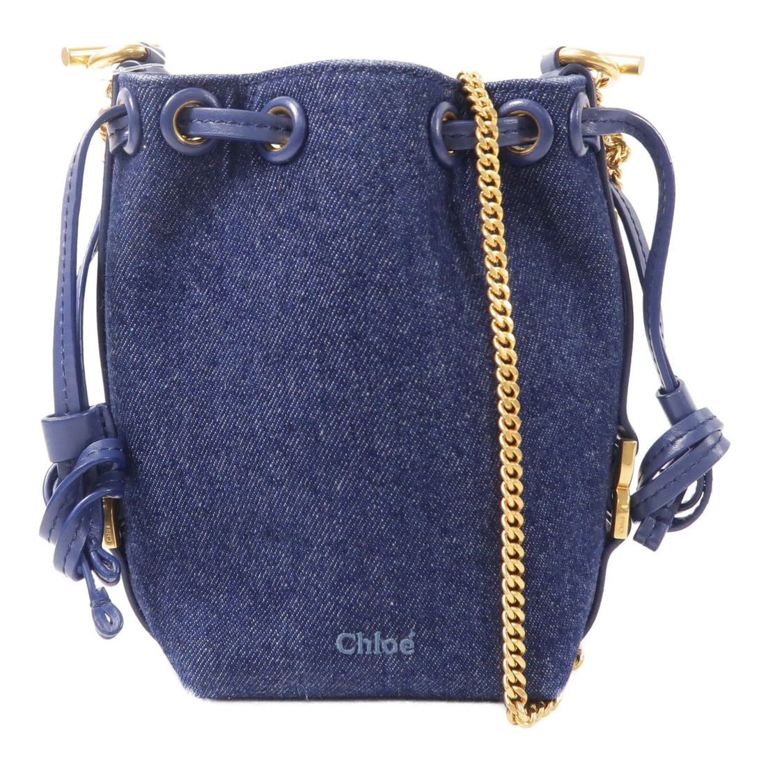 Chloe Marcie denim blue shoulder bag GHW: Chloe Marcie denim blue shoulder bag GHW This Chloe Marcie chain shoulder bag features a denim blue exterior and gold-tone hardware. Designed for women, it offers a compact silhouette with reasonable 