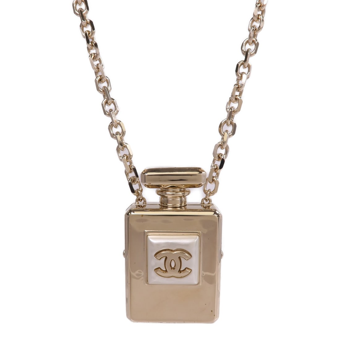 Gold Tone CC Pendant Necklace by CHANEL (1 of 11)