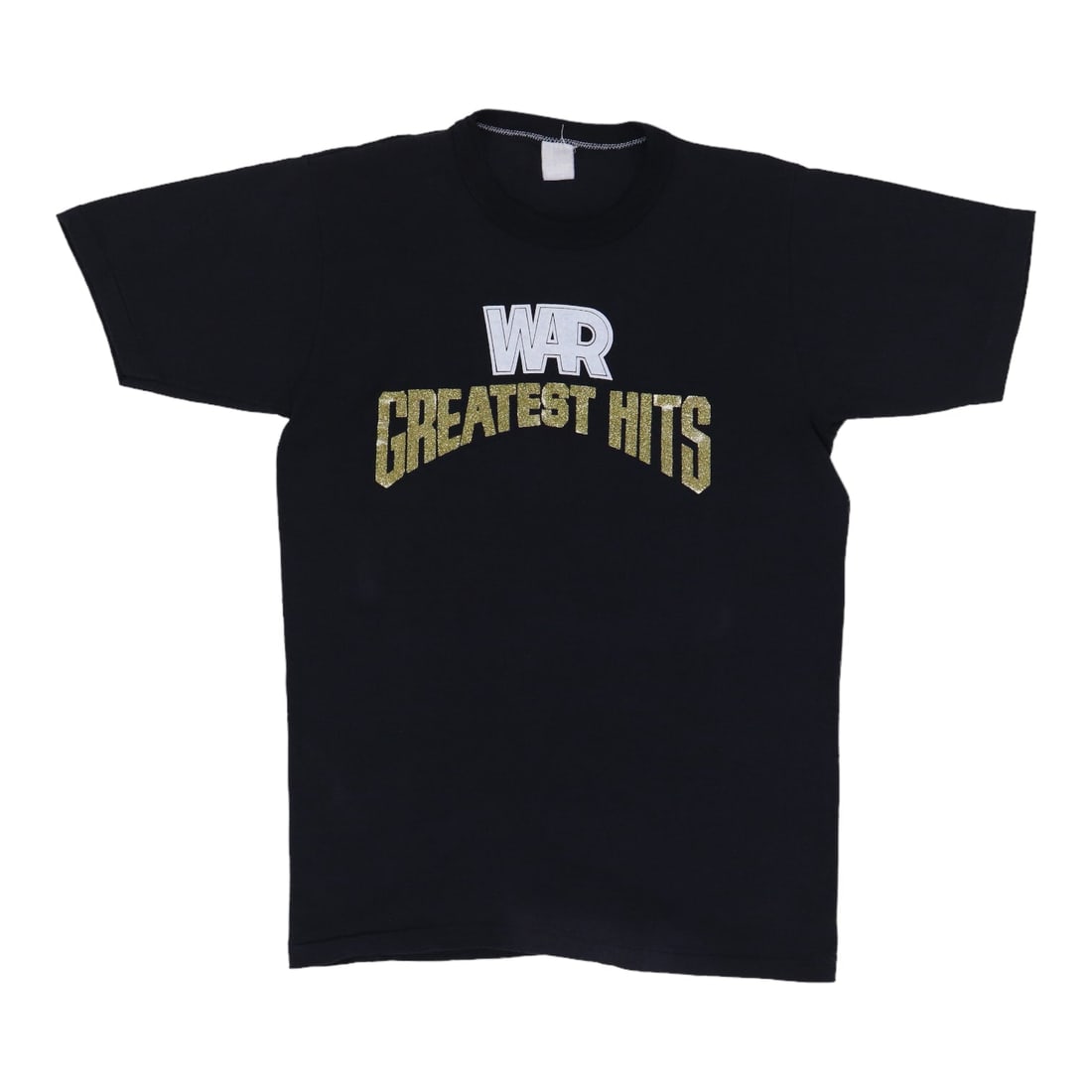 Vintage 1976 War Band Greatest Hits Promotional Black Cotton T Shirt (1 of 6)