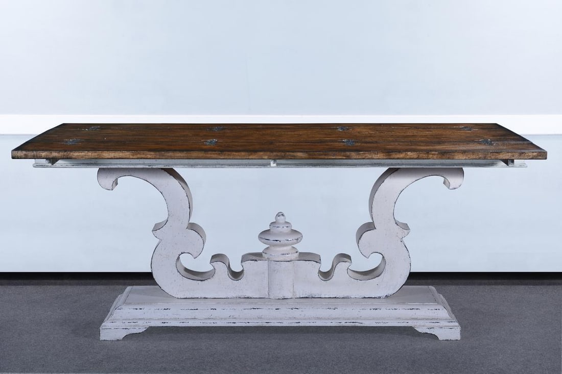 Cambridge Antique Style Flip Top Sofa Table Solid Wood (1 of 6)