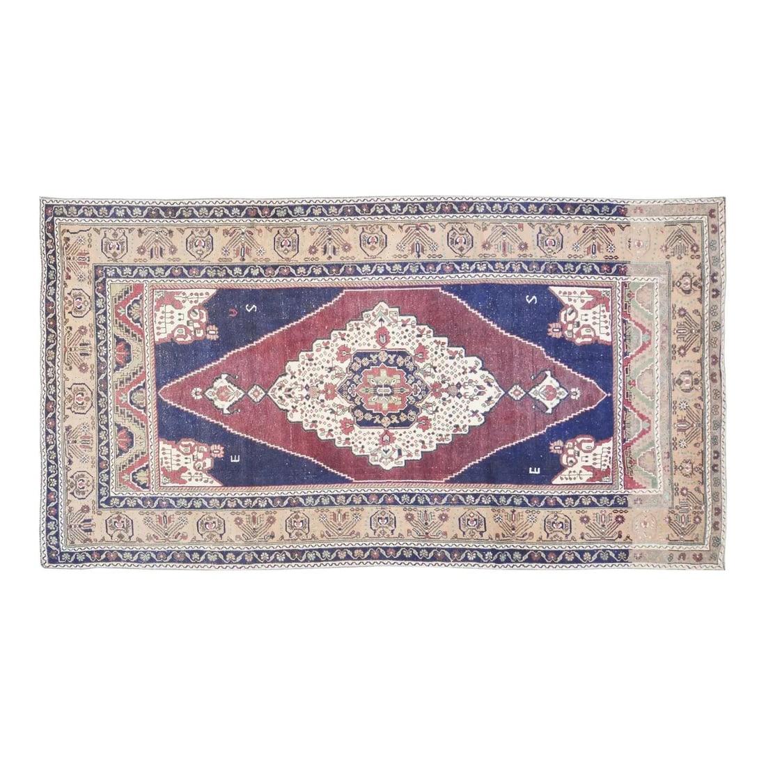 5'x9'7" Wool Oushak Rug Traditional Turkish Hand-Knotted Vintage (1 of 6)