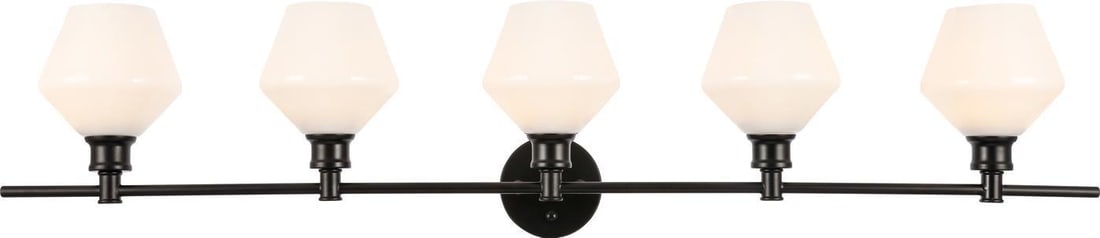 Elegant Lighting Gene Victorian Wall Lamp Frosted White 5 Bulbs UL-Listed: Elegant Lighting Gene Victorian Wall Lamp Frosted White 5 Bulbs UL-Listed Illuminate your space with the elegant Gene Wall Lamp, a stunning addition to your lighting collection. This Victorian-style w