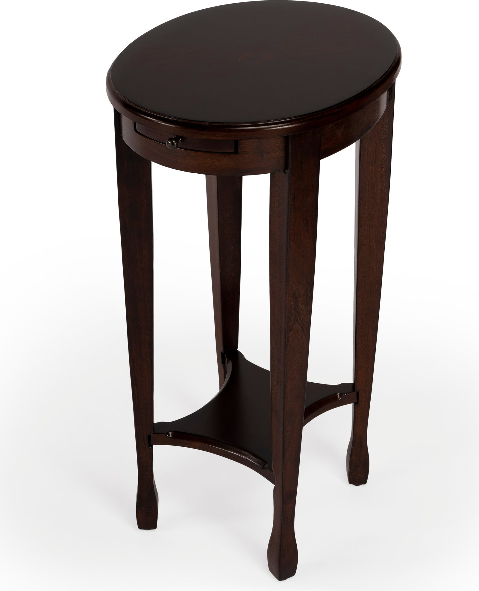 Butler Arielle Georgian Style Oval Accent Table in Brass Finish: Butler Arielle Georgian Style Oval Accent Table in Brass Finish Introducing the Elegant Arielle Accent Table, a stunning addition to your home decor that embodies antique charm with its Georgian style