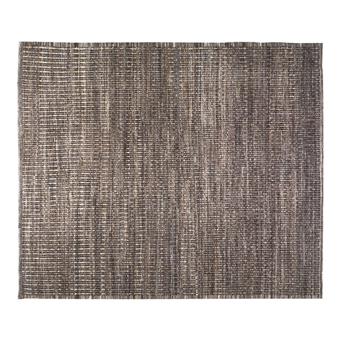 8'6" x 10'2" Coffee Wool Area Rug Hand Knotted Moroccan Style (1 of 5)