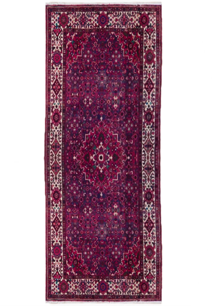 5'6 x 10'8 Red Pink Semi Antique Persian Herati Runner Handmade: 5'6 x 10'8 Red Pink Semi Antique Persian Herati Runner Handmade Free continental US Shipping Enhance your living space with this exquisite 5.6 x 10.8 Red Pink Semi Antique Persian Herati Runner. Handc