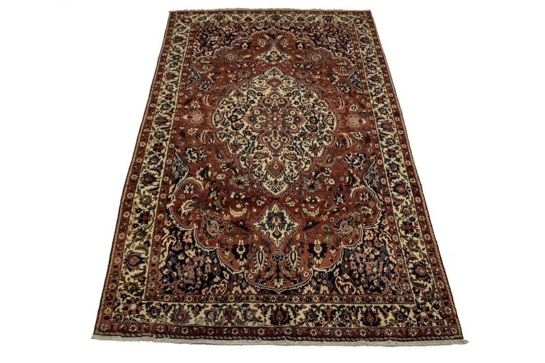 Handmade Vintage Floral Oriental Area Rug 6'10 x 11'3 Wool Tribal Style: Handmade Vintage Floral Oriental Area Rug 6'10 x 11'3 Wool Tribal Style Enhance your living space with this stunning handmade vintage area rug, featuring a beautiful floral design in shades of brownis
