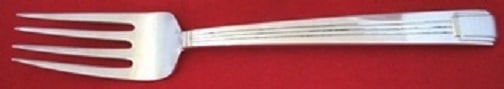 Tiffany & Co Century Sterling Silver 4-Tine Serving Fork 8 3/4 in: Tiffany & Co Century Sterling Silver 4-Tine Serving Fork 8 3/4 in This exquisite serving fork from Tiffany & Co. is part of the Century pattern, crafted from high-quality sterling silver. Measuring 8 