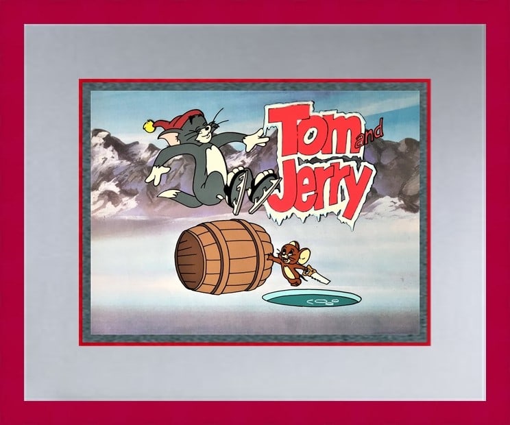 Hanna-Barbera Tom & Jerry Hand-Painted Animation Cel Framed 16x20 (1 of 2)