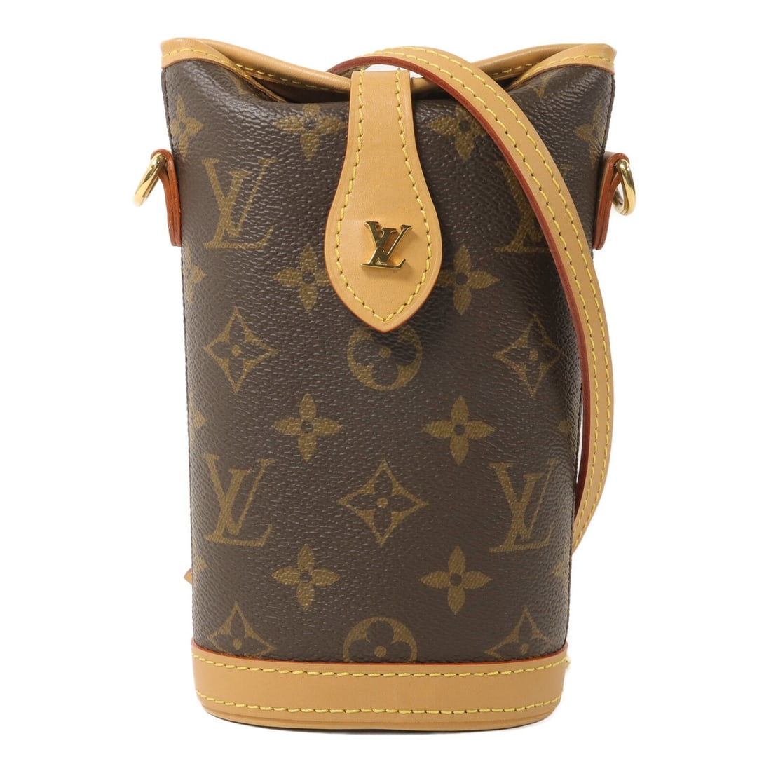 Louis Vuitton Fold Me Pouch Monogram Brown Shoulder Bag GHW M80874 (1 of 13)