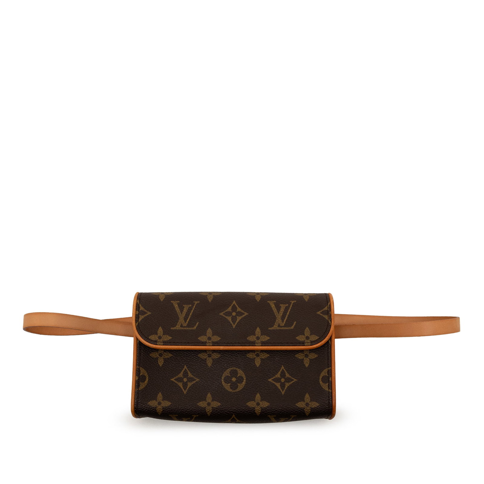 Louis Vuitton Florentine Monogram Canvas Belt Bag: Louis Vuitton Florentine Monogram Canvas Belt Bag The Louis Vuitton Monogram Pochette Florentine is crafted with the brand's iconic monogram canvas and features vachetta leather trim. It includes a fl