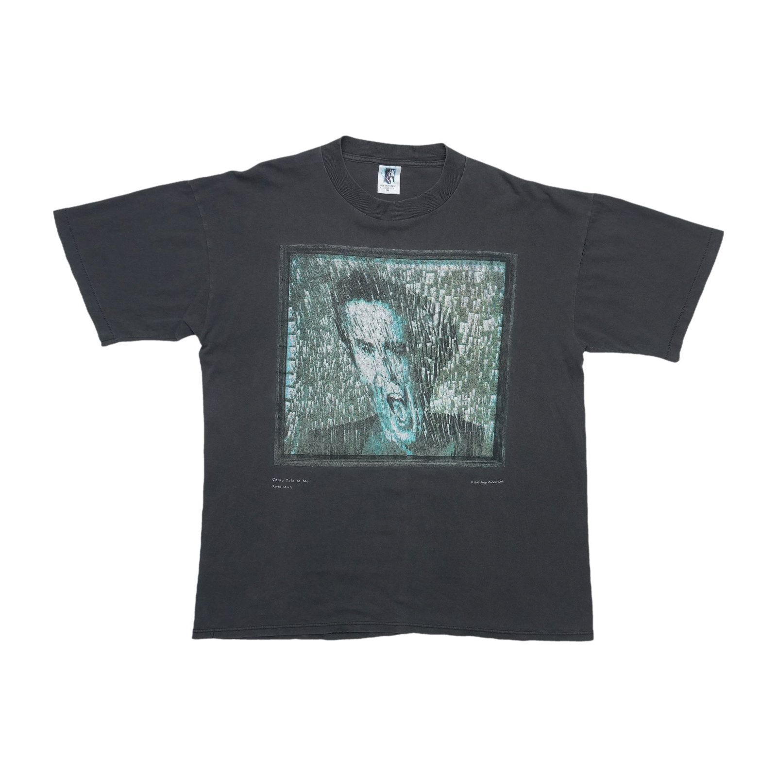 Vintage 1992 Peter Gabriel tour tee XL black cotton (1 of 6)