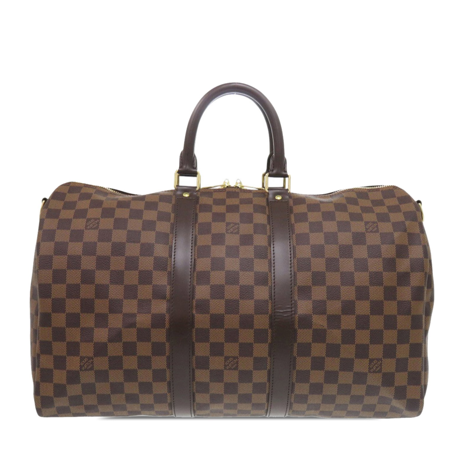 Keepall Bandouliere 45 Travel Bag in Damier Ebene Canvas by Louis Vuitton (1 of 13)