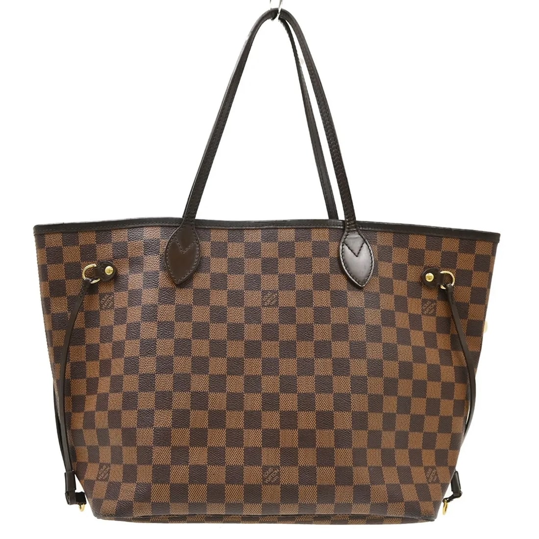 Louis Vuitton Neverfull Tote Brown Canvas Handbag: Louis Vuitton Neverfull Tote Brown Canvas Handbag Louis Vuitton Neverfull tote in brown canvas with a spacious everyday silhouette. Made in Spain, this women's bag is presented in good condition with 