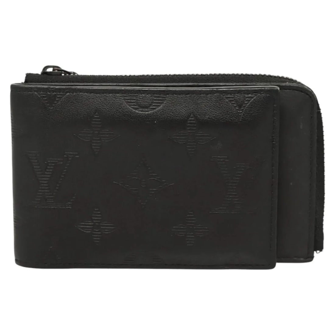 Black Monogram Shadow Leather Hybrid Wallet by Louis Vuitton (1 of 16)