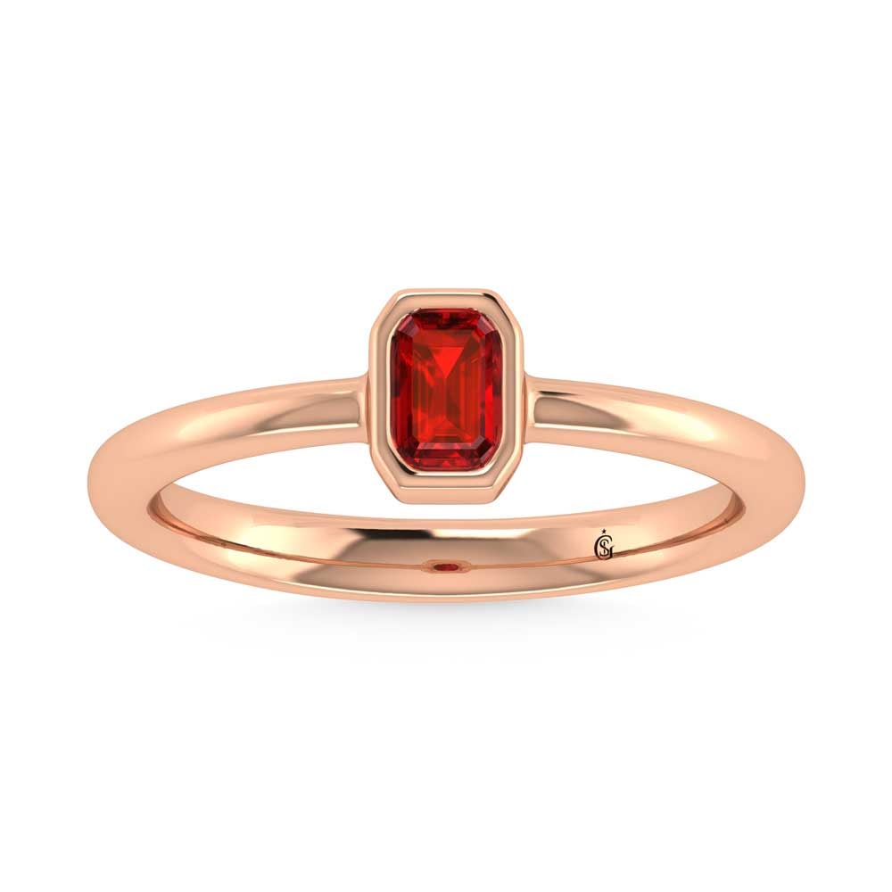 14K Rose Gold Diamond 1/3 Ct.Tw. And Ruby Fashion Ring: 14K Rose Gold Diamond 1/3 Ct.Tw. And Ruby Fashion Ring 14k Rose Gold Stone Color: G-h Stone Clarity: Aaa Each ring is presented in standard size 6.5. Complimentary resizing is available between sizes 