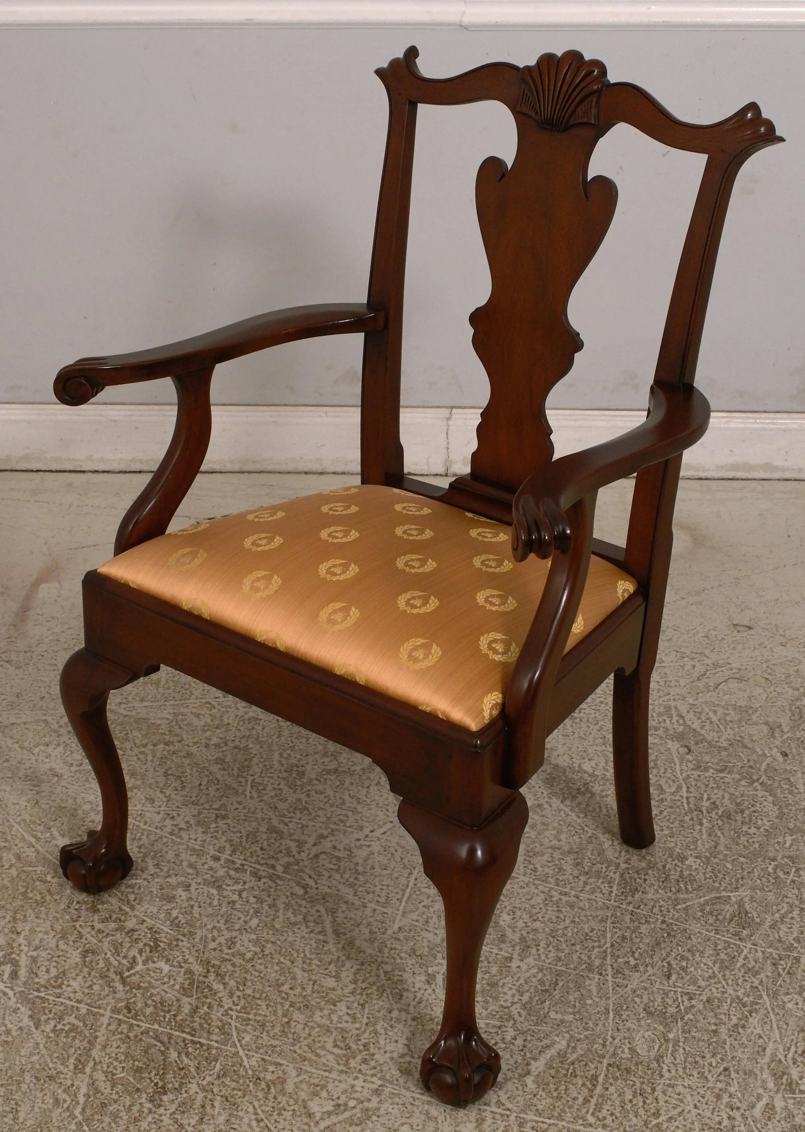 Set of 6 Henkel Harris Model 102 Chippendale Mahogany Dining Chairs - 2