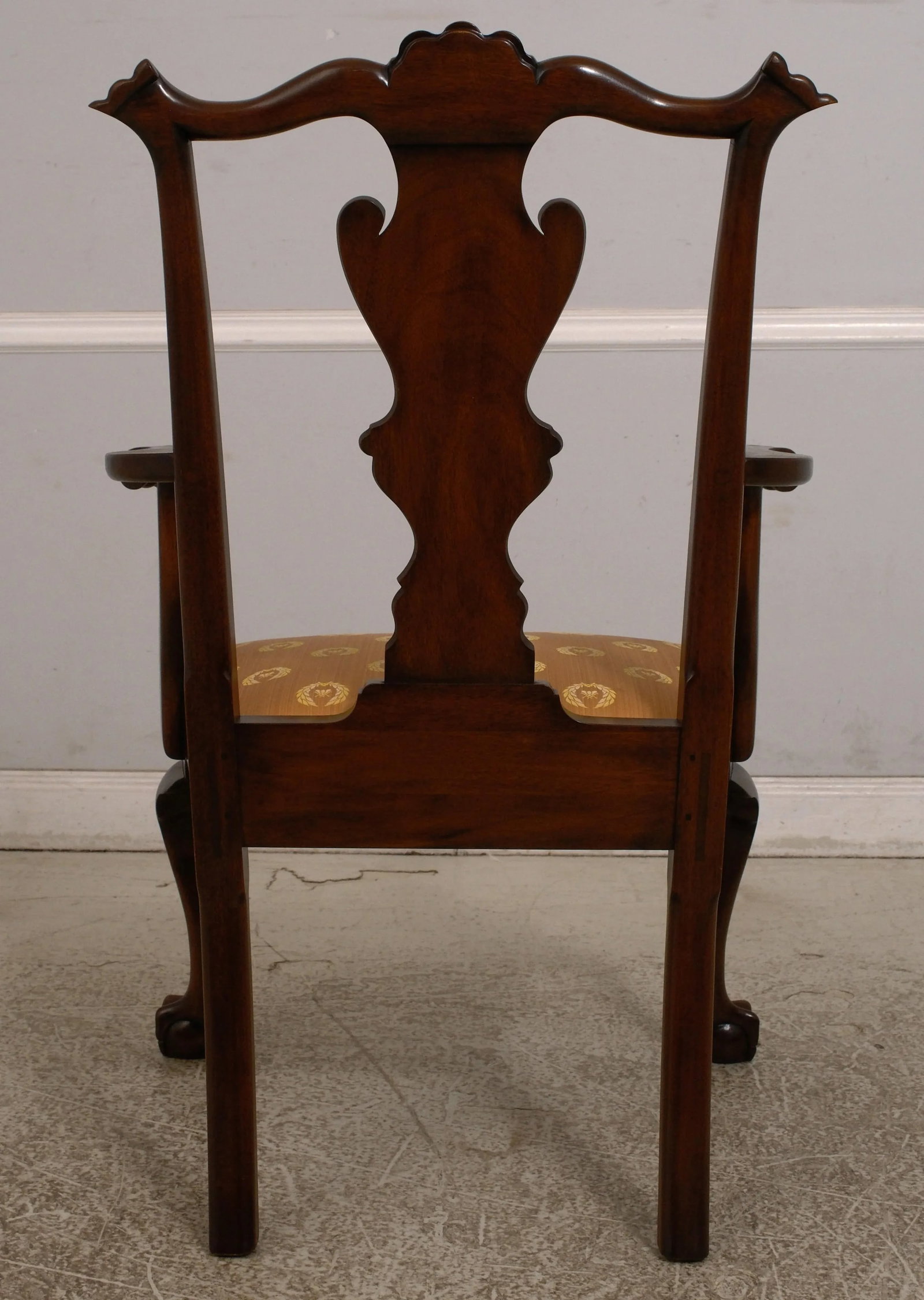 Set of 6 Henkel Harris Model 102 Chippendale Mahogany Dining Chairs - 5