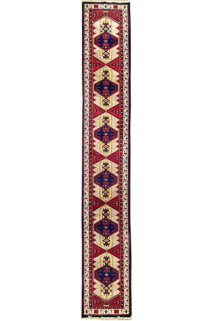 Elegant 20ft Persian Tribal Runner: Elegant 20ft Persian Tribal Runner Free continental US Shipping This exquisite 20 feet long Persian tribal runner features authentic craftsmanship and intricate design typical of Persian rugs. Made to