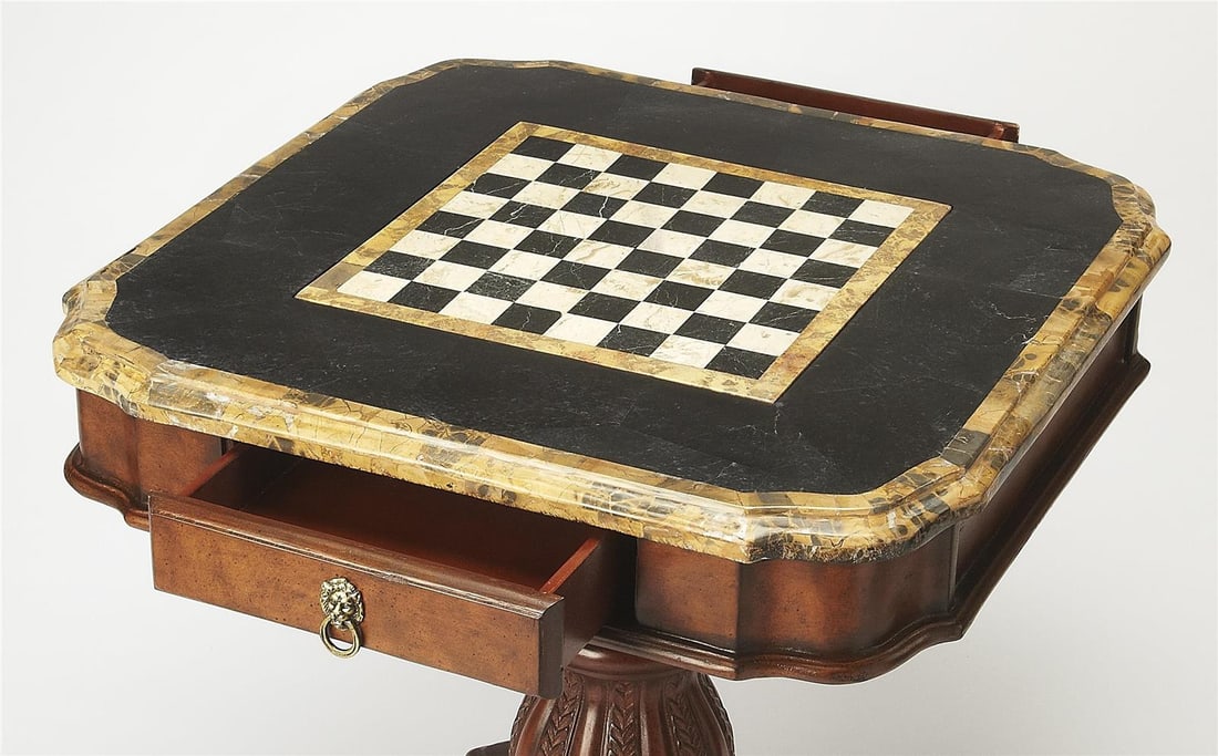 Butler Carlyle English Traditional Game Table Heritage Brown (1 of 4)