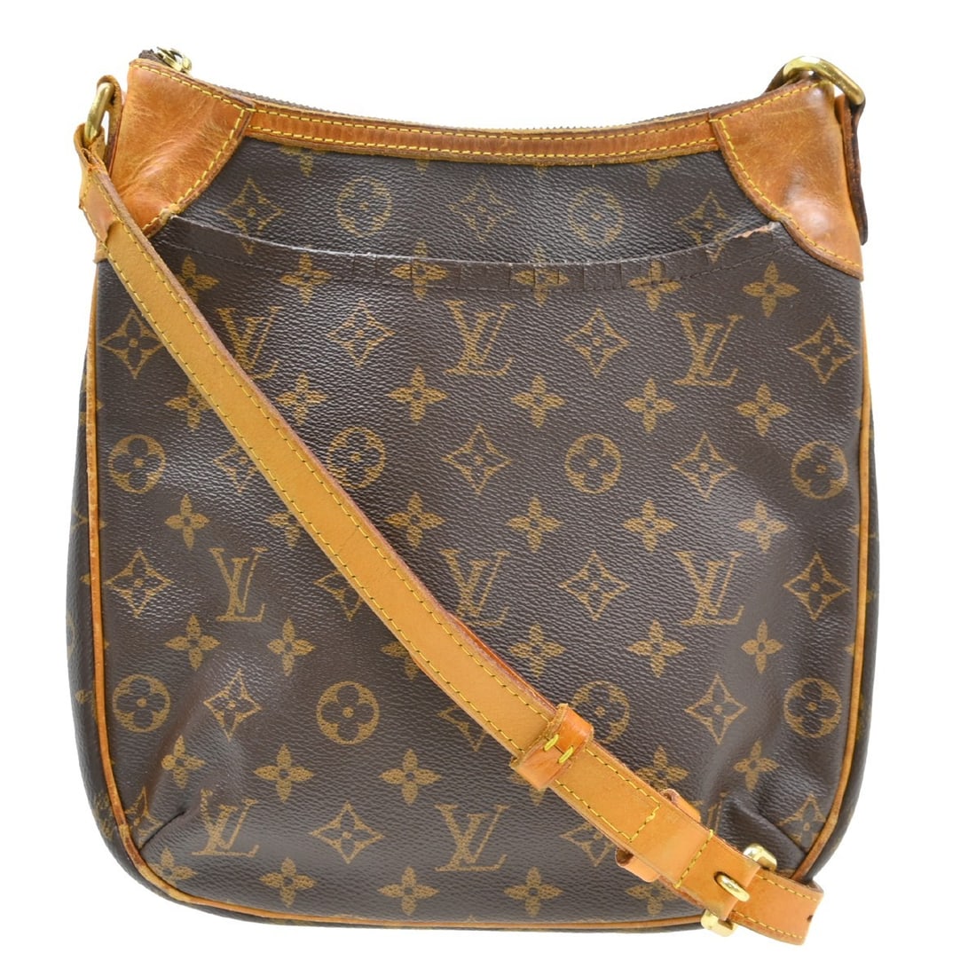 Louis Vuitton Odeon PM Monogram Canvas Crossbody Bag M56390: Louis Vuitton Odeon PM Monogram Canvas Crossbody Bag M56390 Louis Vuitton Odeon PM crossbody shoulder bag in brown Monogram canvas with leather trim. This vintage bag features a zip closure, adjustabl