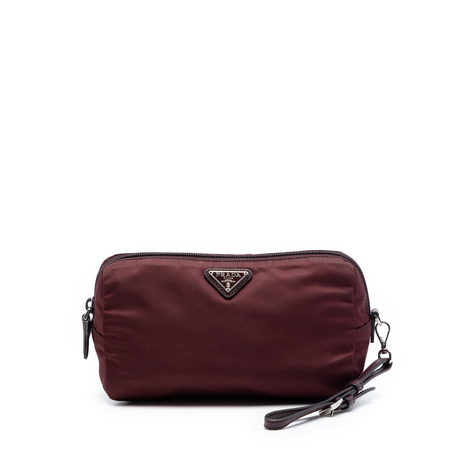Prada Tessuto Red Nylon Wristlet Pouch (1 of 6)