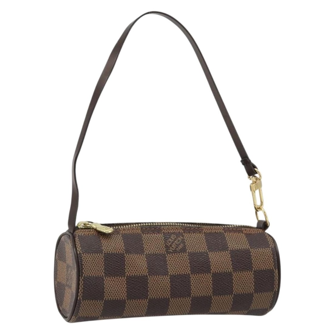 Louis Vuitton Papillon Pouch in Damier Ebene Canvas France: Louis Vuitton Papillon Pouch in Damier Ebene Canvas France Louis Vuitton Papillon pouch in Damier Ebene canvas, made in France. This women's pouch is offered without the original box or dust bag; only