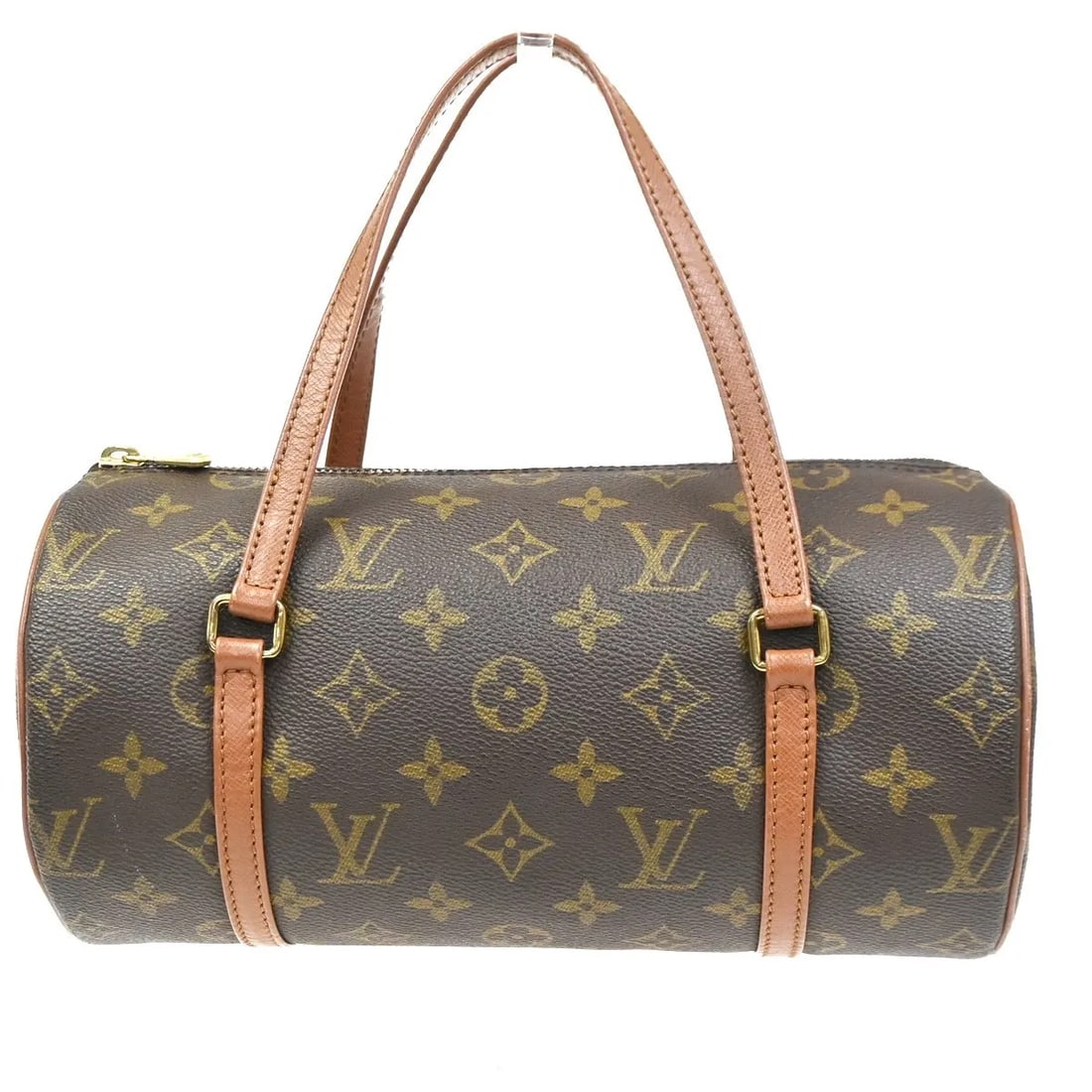 Louis Vuitton Papillon Monogram Canvas Handbag: Louis Vuitton Papillon Monogram Canvas Handbag This Louis Vuitton Papillon handbag features the iconic Monogram Canvas in brown. Designed for women, it is crafted from durable canvas and showcases a c
