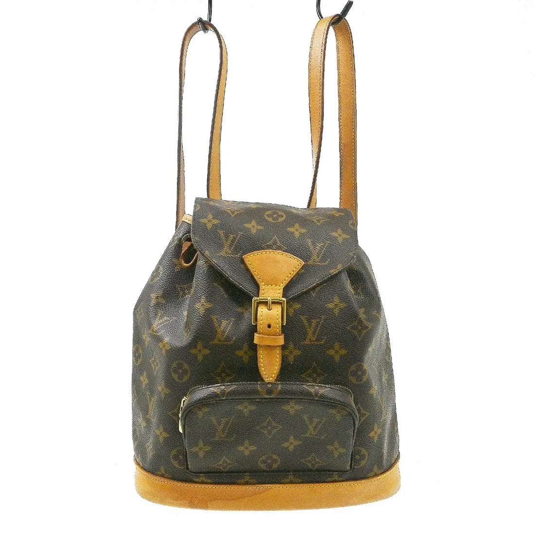 Louis Vuitton Vintage Montsouris Unisex Brown Canvas Bag: Louis Vuitton Vintage Montsouris Unisex Brown Canvas Bag Vintage Louis Vuitton Montsouris backpack in brown monogram canvas. This unisex piece is made in France and remains structurally intact. It is 