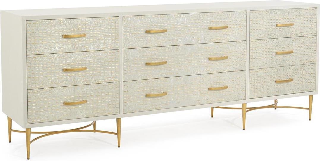 John-Richard Kano French Style Gold-Accented Sideboard: John-Richard Kano French Style Gold-Accented Sideboard Introducing the Elegant Gold-Accented Sideboard by John-Richard, a stunning piece that combines functionality with sophisticated design. This sid