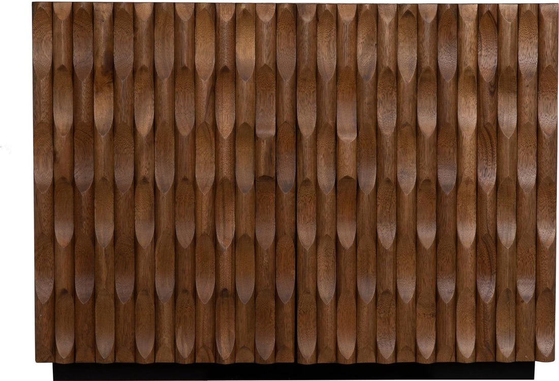 Elegant Noir Alameda Sideboard in Dark Walnut Finish: Elegant Noir Alameda Sideboard in Dark Walnut Finish Introducing the Timeless Alameda Sideboard, a perfect addition for those who appreciate classic decor. This elegant sideboard features a rich dark 