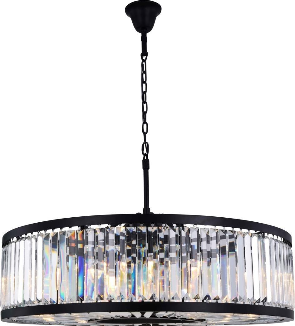 Elegant Chelsea Pendant Light with Royal-Cut Crystals: Elegant Chelsea Pendant Light with Royal-Cut Crystals Illuminate your space with the Stunning Chelsea Pendant Light, a perfect blend of elegance and modern design. This exquisite light fixture feature