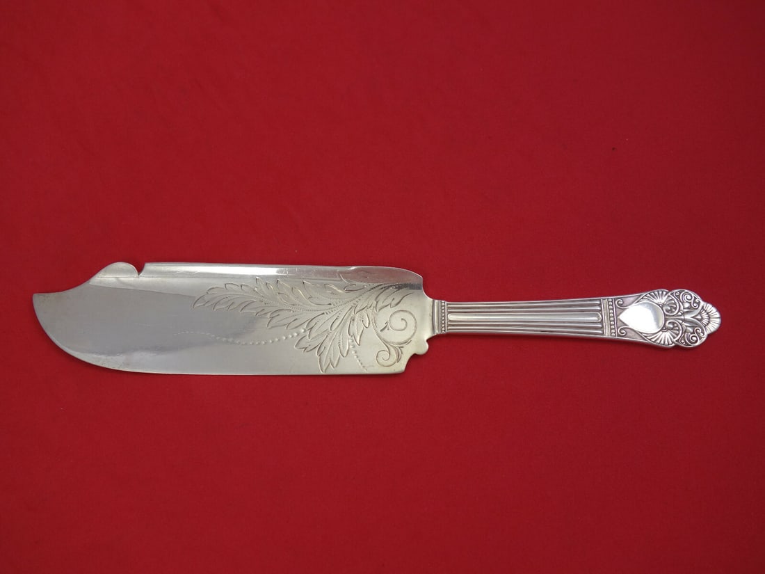 Gorham Milan Sterling Silver Ice Cream Slice 9 5/8 Brite-Cut (1 of 2)