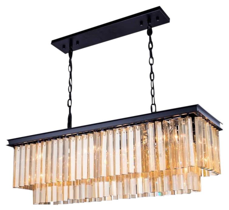 Sydney Pendant Light by Elegant Lighting 12-Light Royal-Cut Crystal: Sydney Pendant Light by Elegant Lighting 12-Light Royal-Cut Crystal Illuminate your space with the stunning Sydney Pendant Light, a perfect fusion of elegance and modern design. This impressive pendan